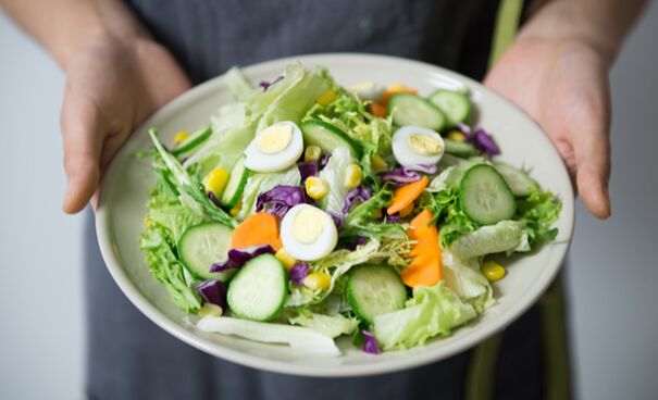 salade de légumes pour augmenter la puissance