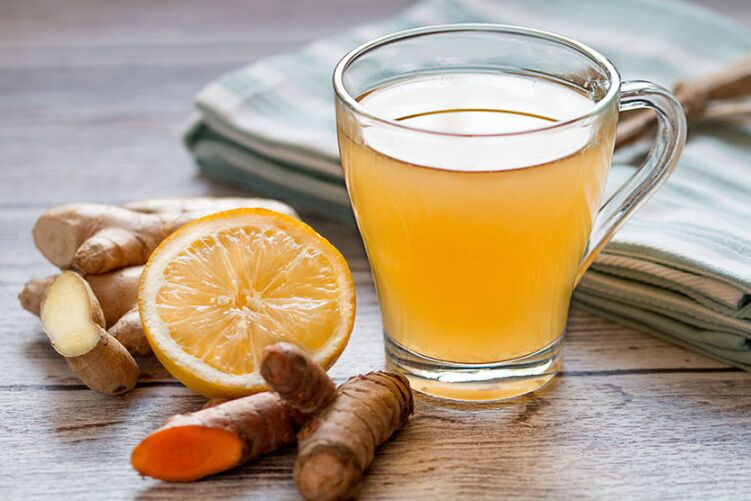 Thé au gingembre - une boisson curative qui augmente la puissance dans le régime alimentaire d'un homme